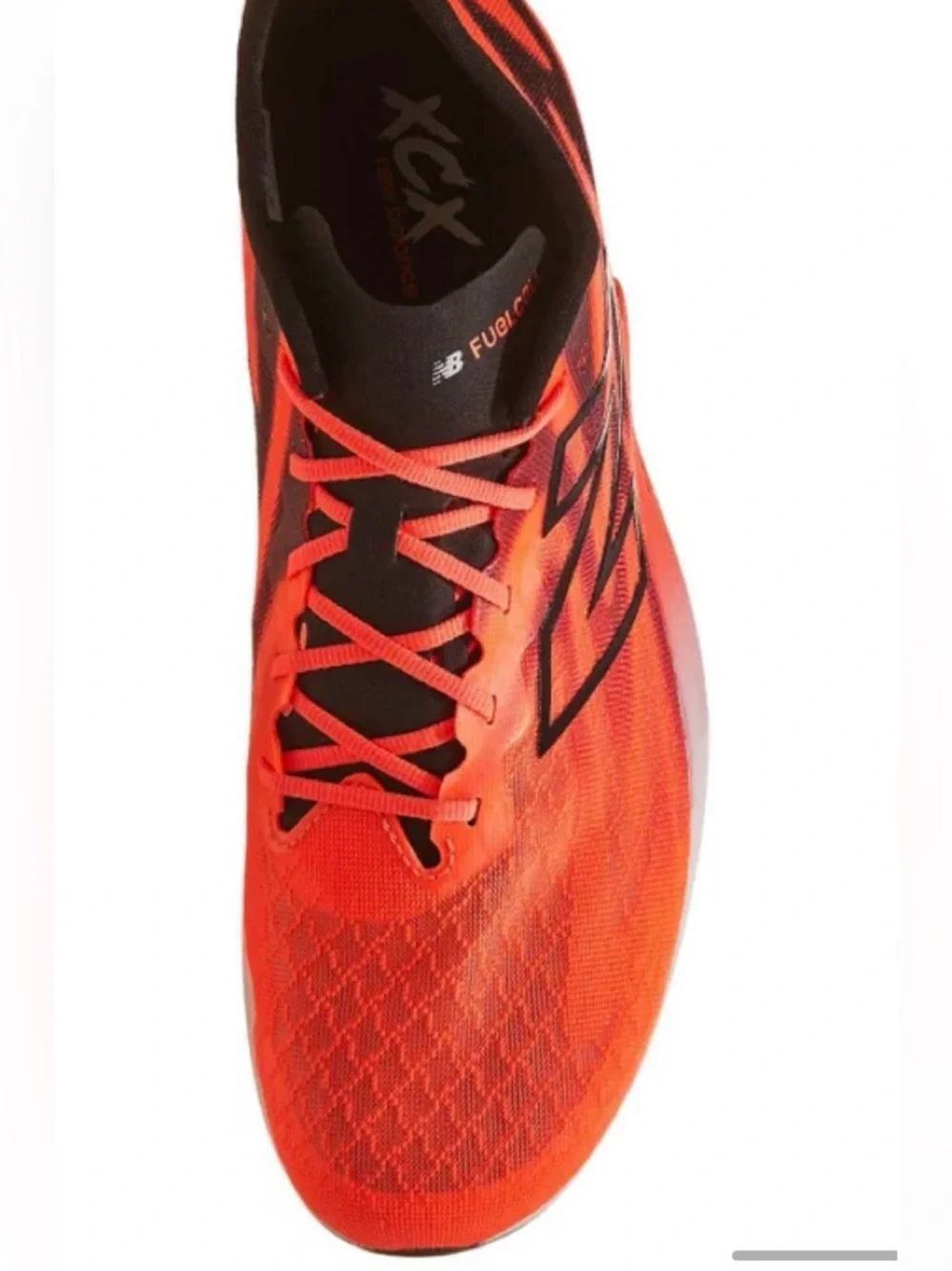 New Balance FuelCell SuperComp XC-X Neon Dragonfly Orange/Black Track Spikes
